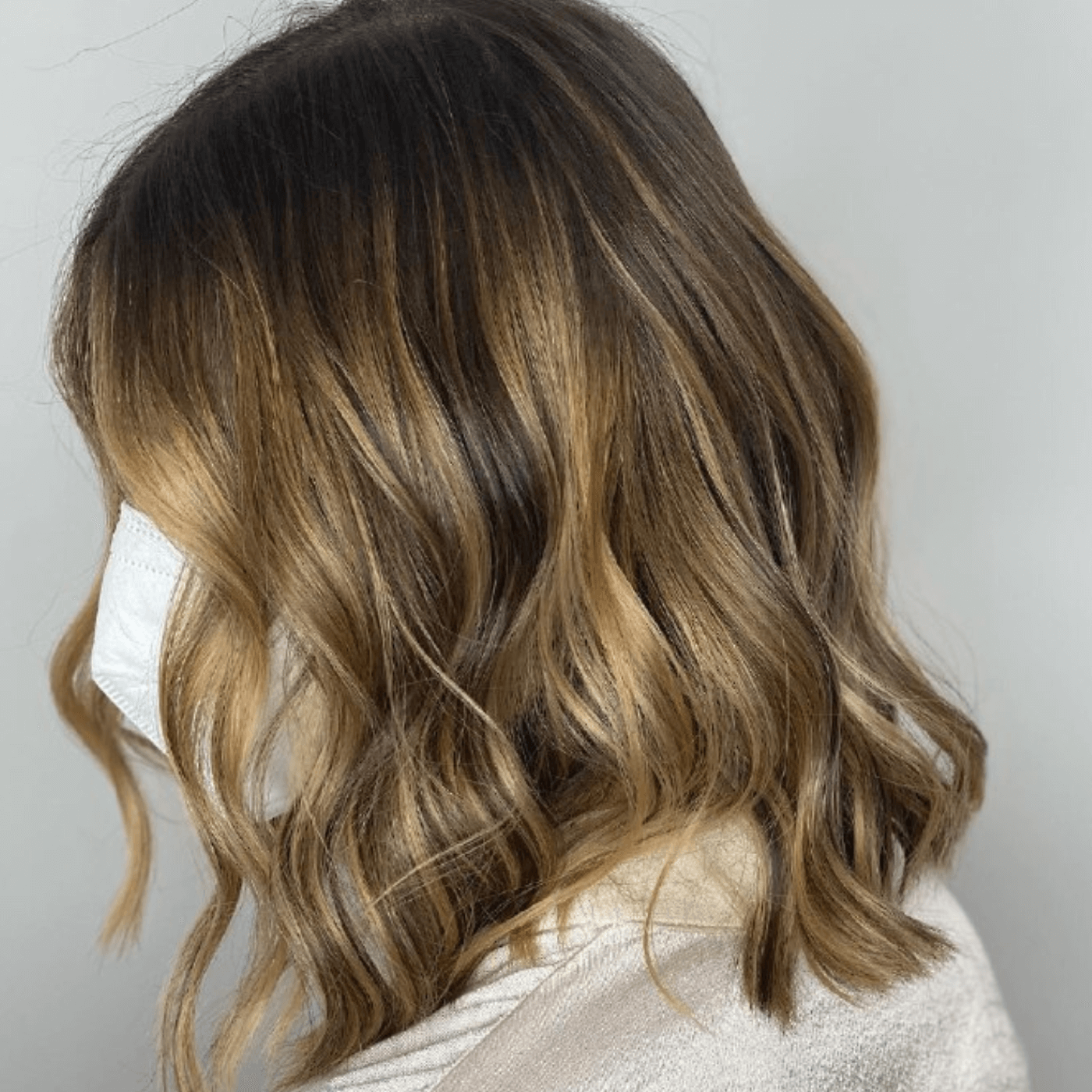 Natural Curly Brown Hair With Blonde Highlights